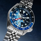 Gravity Concept – customized limited edition Seiko 5 Sports GMT with Hand-Painted Astronaut Dial Artwork